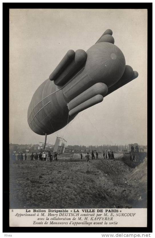 78 - SARTROUVILLE - dirigeable ballon - La Ville de Paris