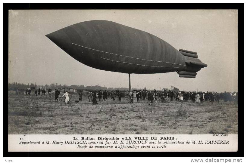 78 - SARTROUVILLE - dirigeable ballon - La Ville de Paris