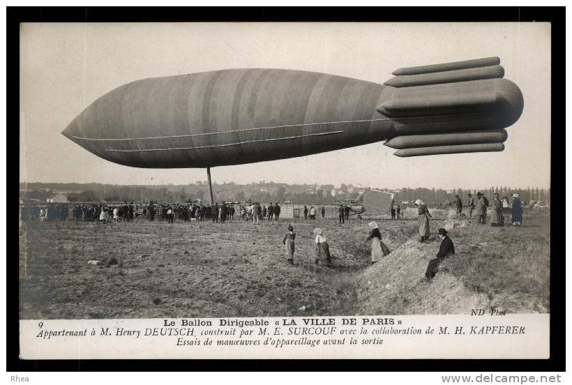 78 - SARTROUVILLE - dirigeable ballon - La Ville de Paris