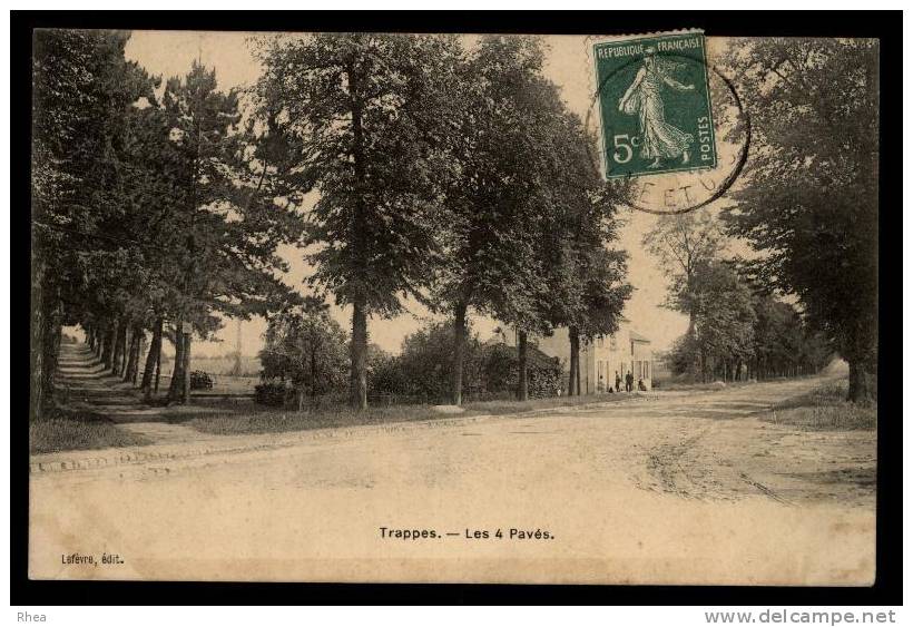 78 Trappes allee arbres D78D K78621K C78621C RH095765