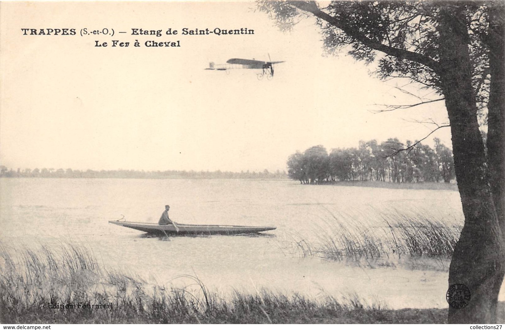 78-TRAPPES- ETANG DE ST QUENTIN , LE FER A CHEVAL