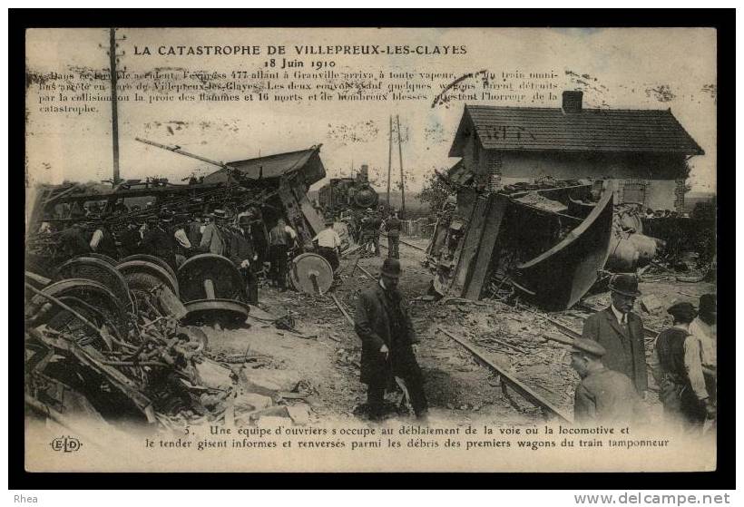 78 Villepreux accident train catastrophe ferroviere D78D K78571K C78674C RH085459