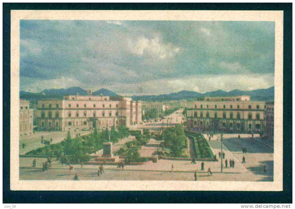 78003 / TIRANA - PLACE SKANDERBERG - Skanderbeg Square - Albania Albanie Albanien PC mint postcard