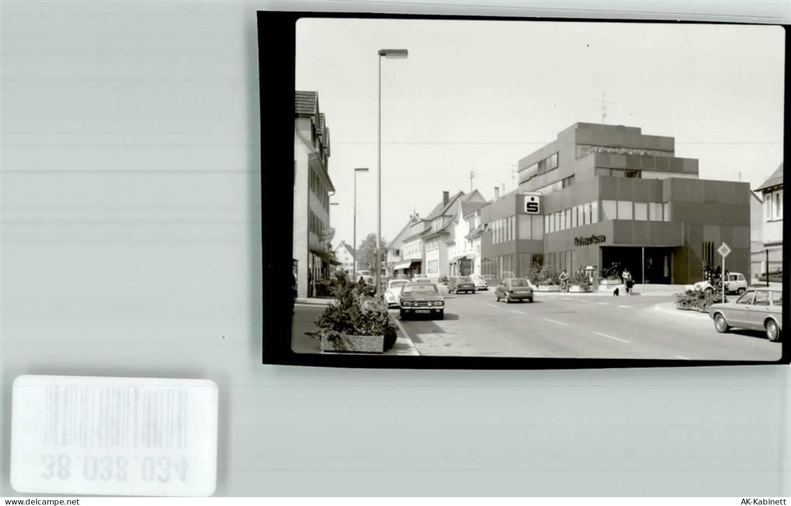 78647 W7218 Trossingen FOTO KEINE AK Sparkasse Oldtimer Ort handschriftl... - 38038034