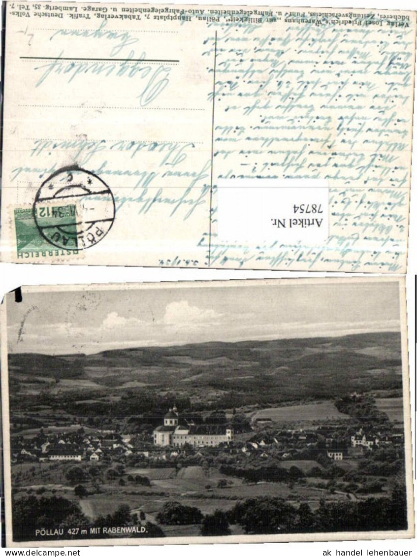 78754,Pöllau bei Hartberg 1934
