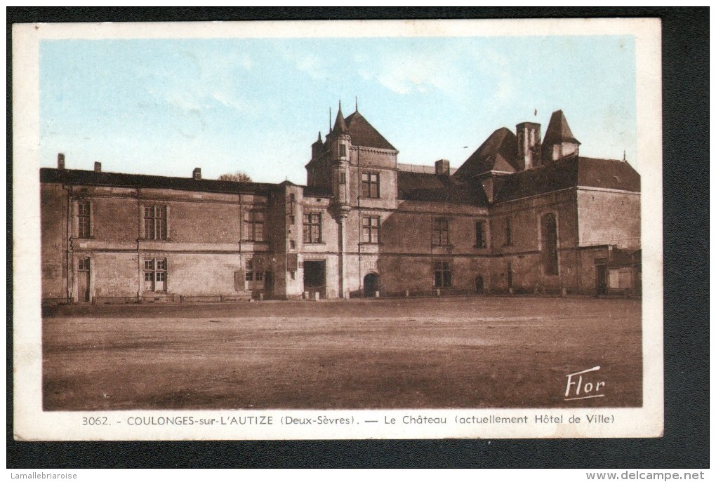 79, COULONGES SUR L'AUTIZE, LE CHATEAU (ACTUELLEMENT HOTEL DE VILLE)