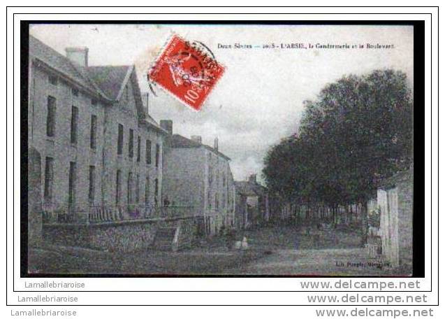 79 - L'ABSIE - LA GENDARMERIE ET LE BOULEVARD