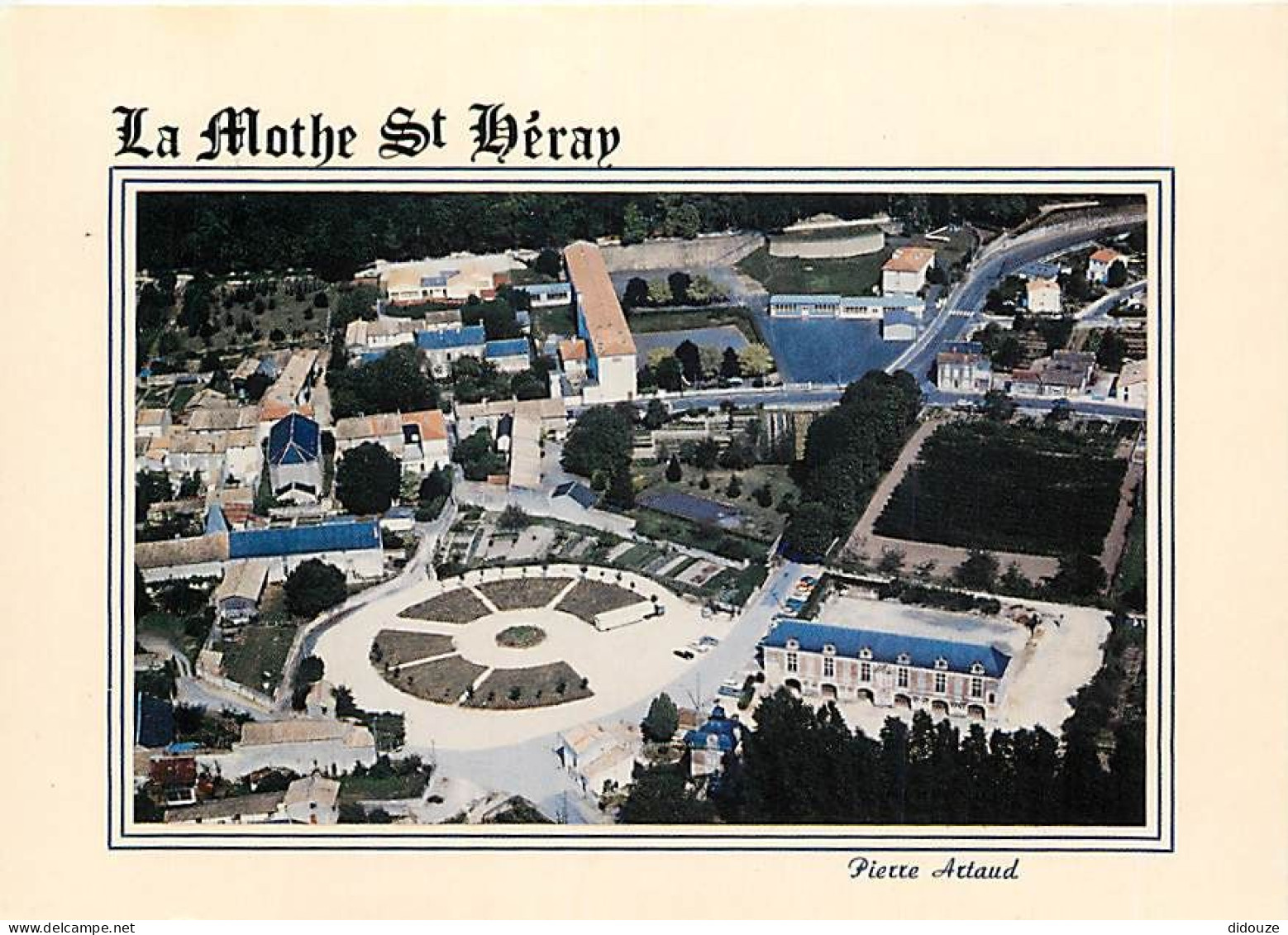 79 - La Mothe Saint Héray - Vue Générale aérienne - CPM - Voir Scans Recto-Verso