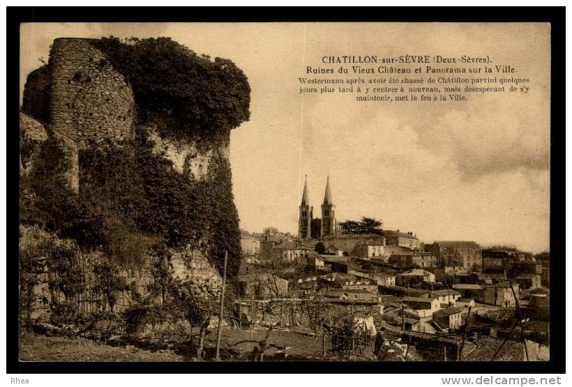 79 Mauléon chateau ruine D79D K79079K C79079C RH083110