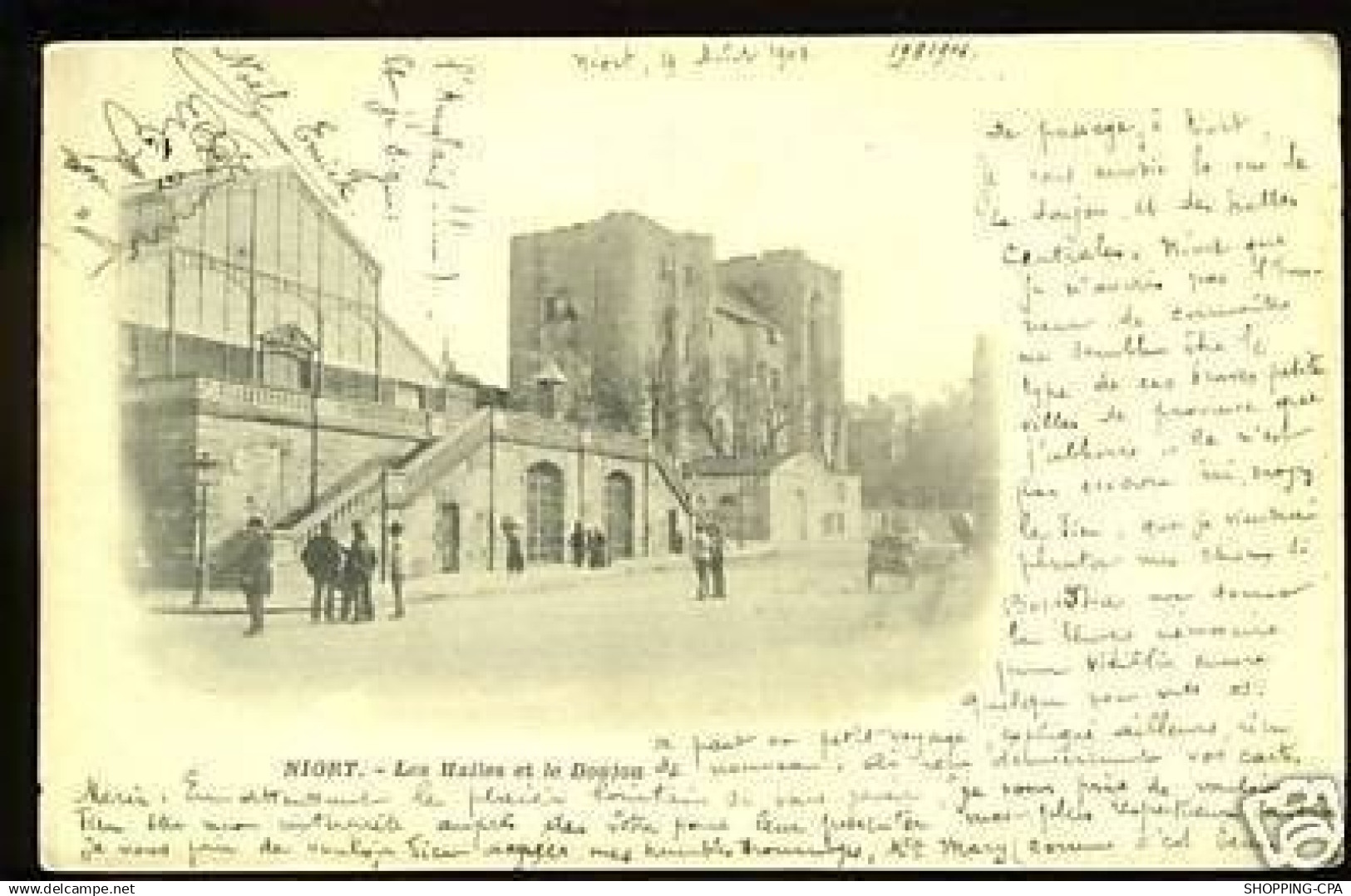 79 - Niort - Les halles et le Donjon