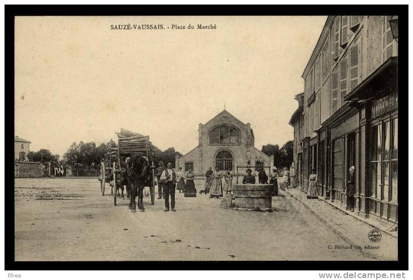 79 Sauzé-Vaussais attelage cheval D79D K79307K C79307C RH083621