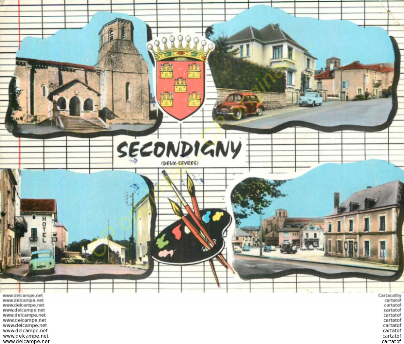 79.  SECONDIGNY . CP multivues .