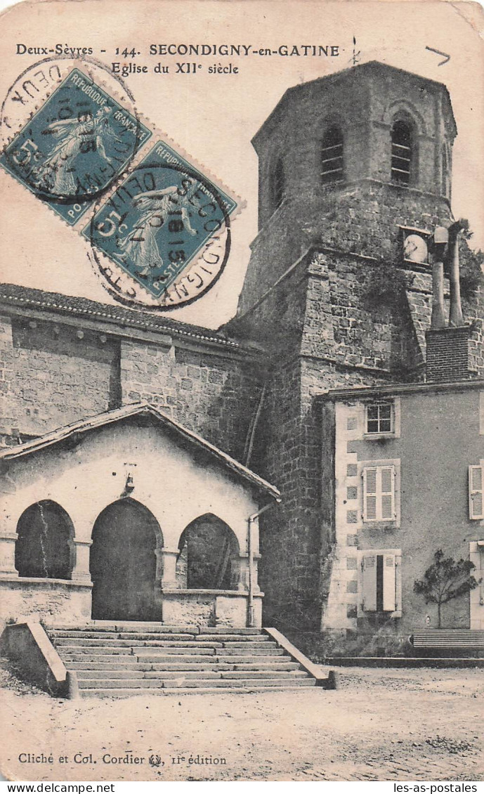 79 SECONDIGNY EGLISE DU XIIE SIECLE