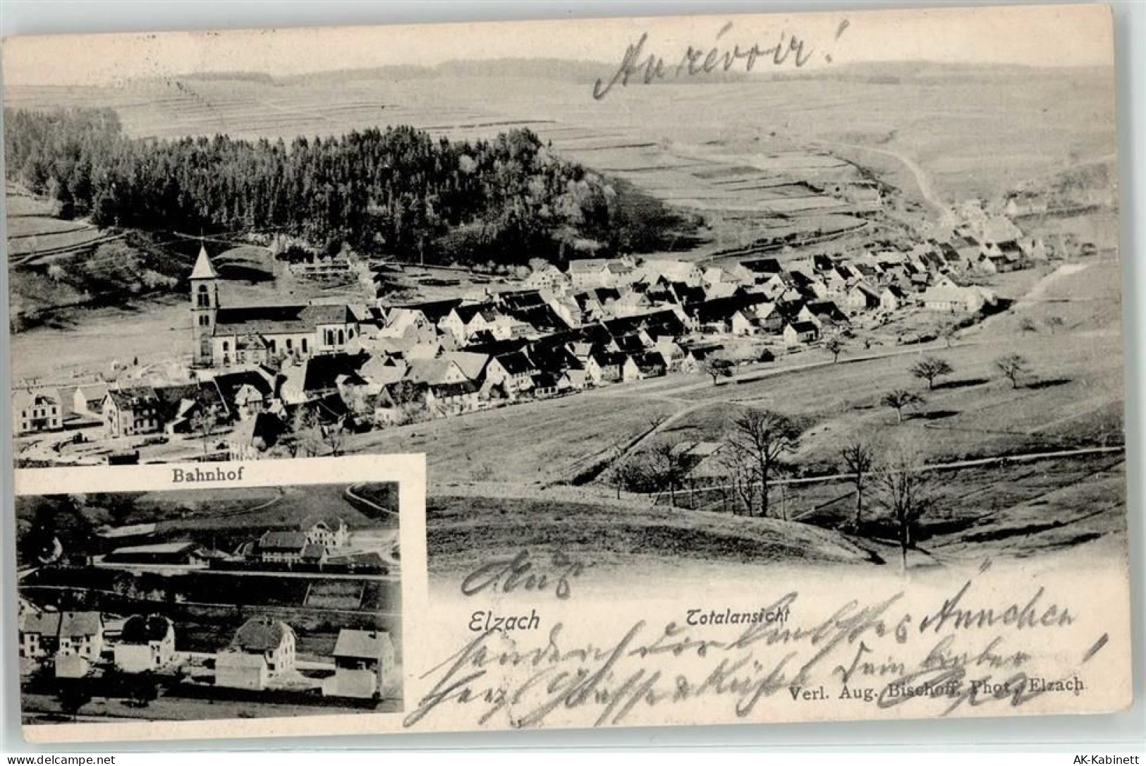 79215 W7807 Elzach - 1906 Bahnhof - 52038849