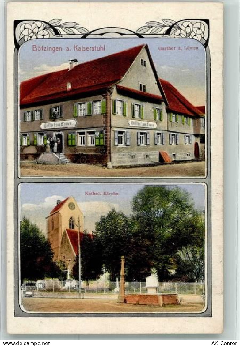 79268 W7805 Bötzingen - Gasthaus Zum Löwen Kath. Kirche - 13621319