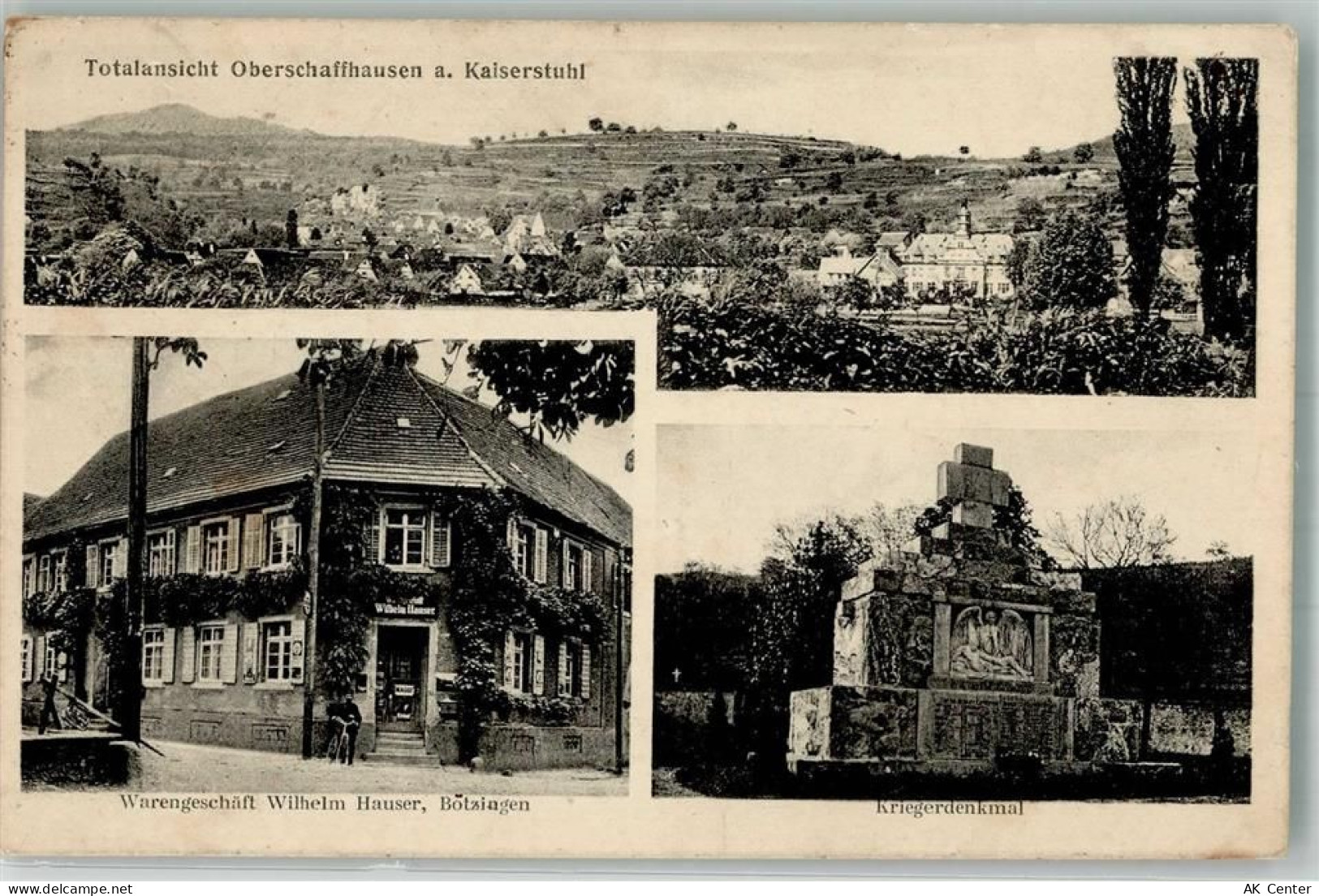 79268 W7805 Bötzingen - Oberschaffhausen Warengeschäft Hauser Kriegerden... - 13652057