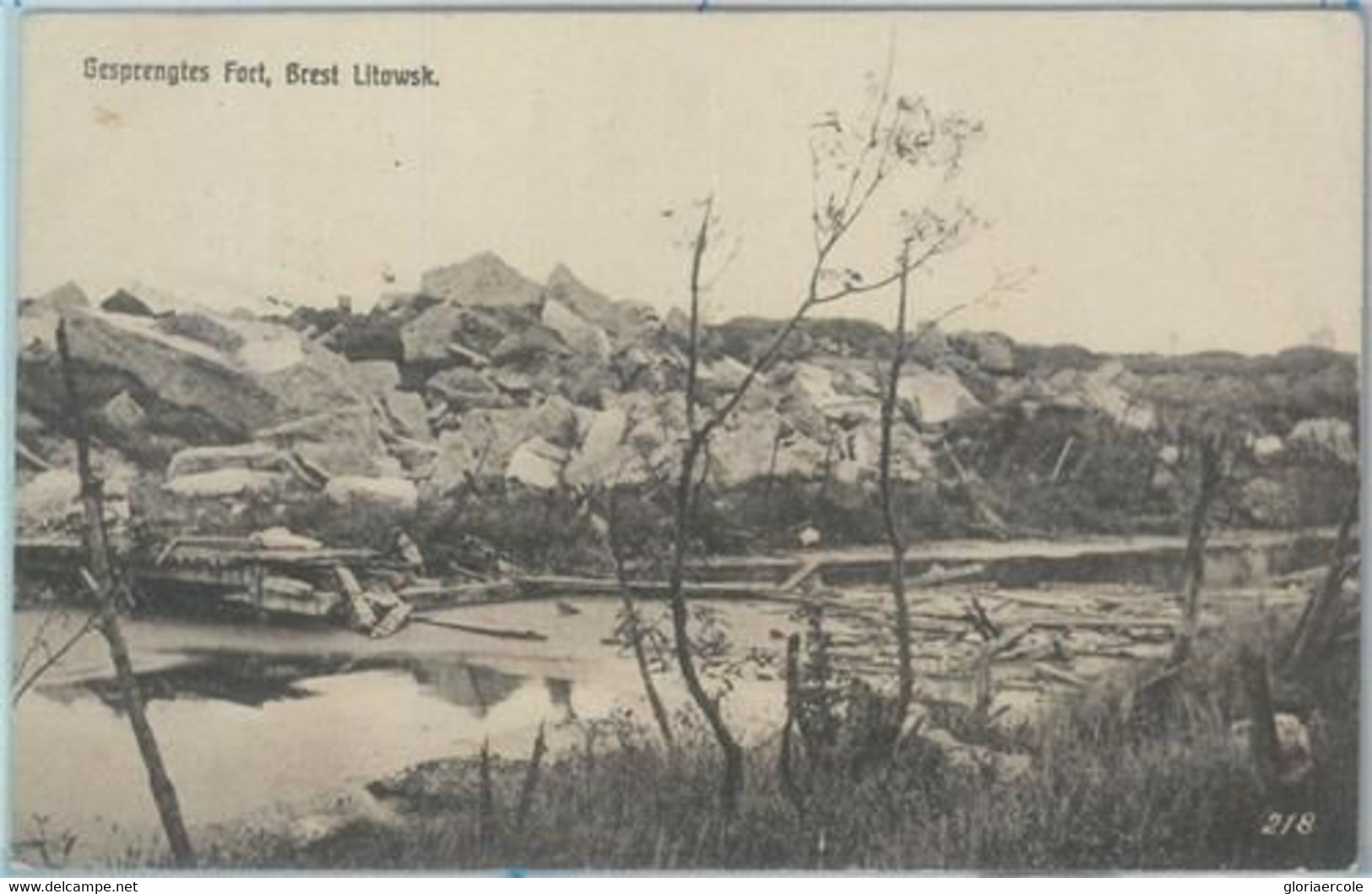 79464 -  BELARUS Беларусь - VINTAGE  POSTCARD -   Brest-Litowsk  1916