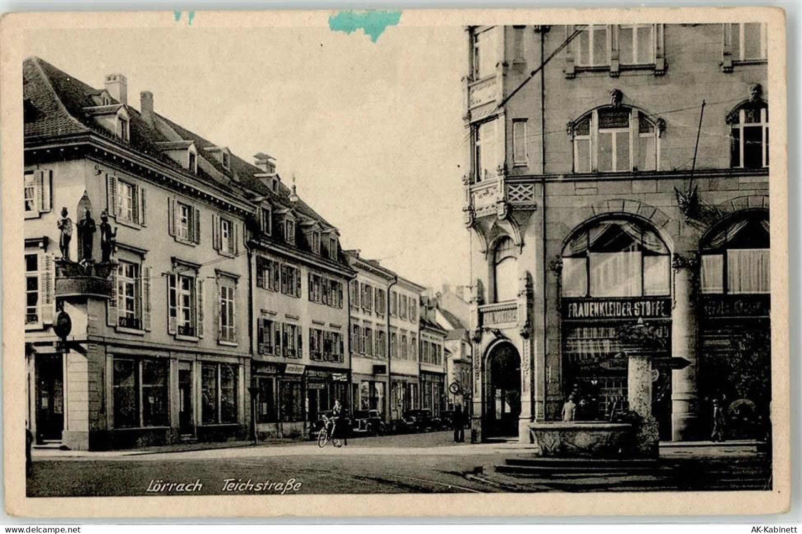 79539 W7850 Lörrach - Teichstrasse Brunnen Geschäft - 52250938