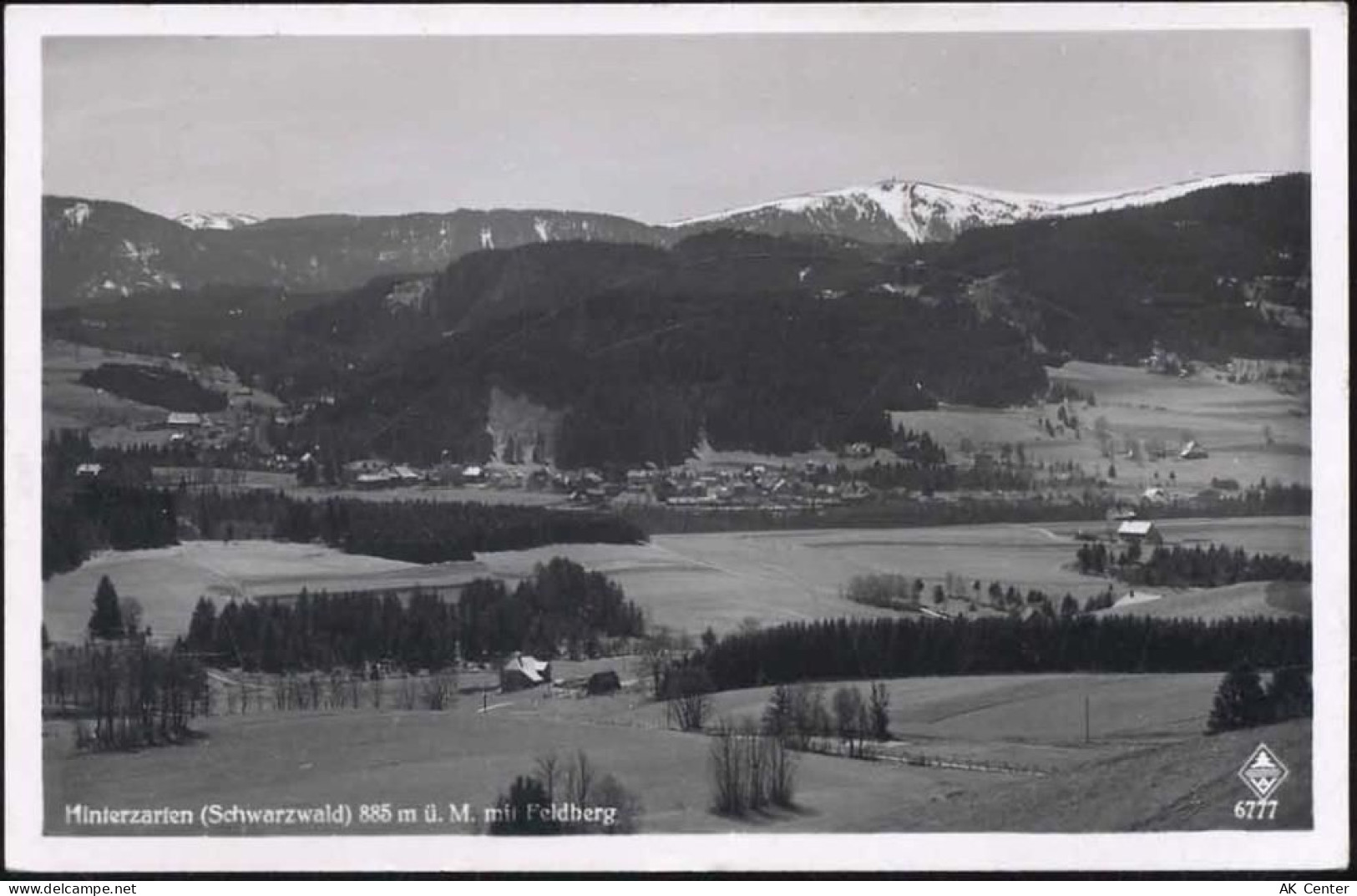 79856 W7824 Hinterzarten 1941 - Hinterzarten: Schwarzwald, mit Feldberg,... - 20020555