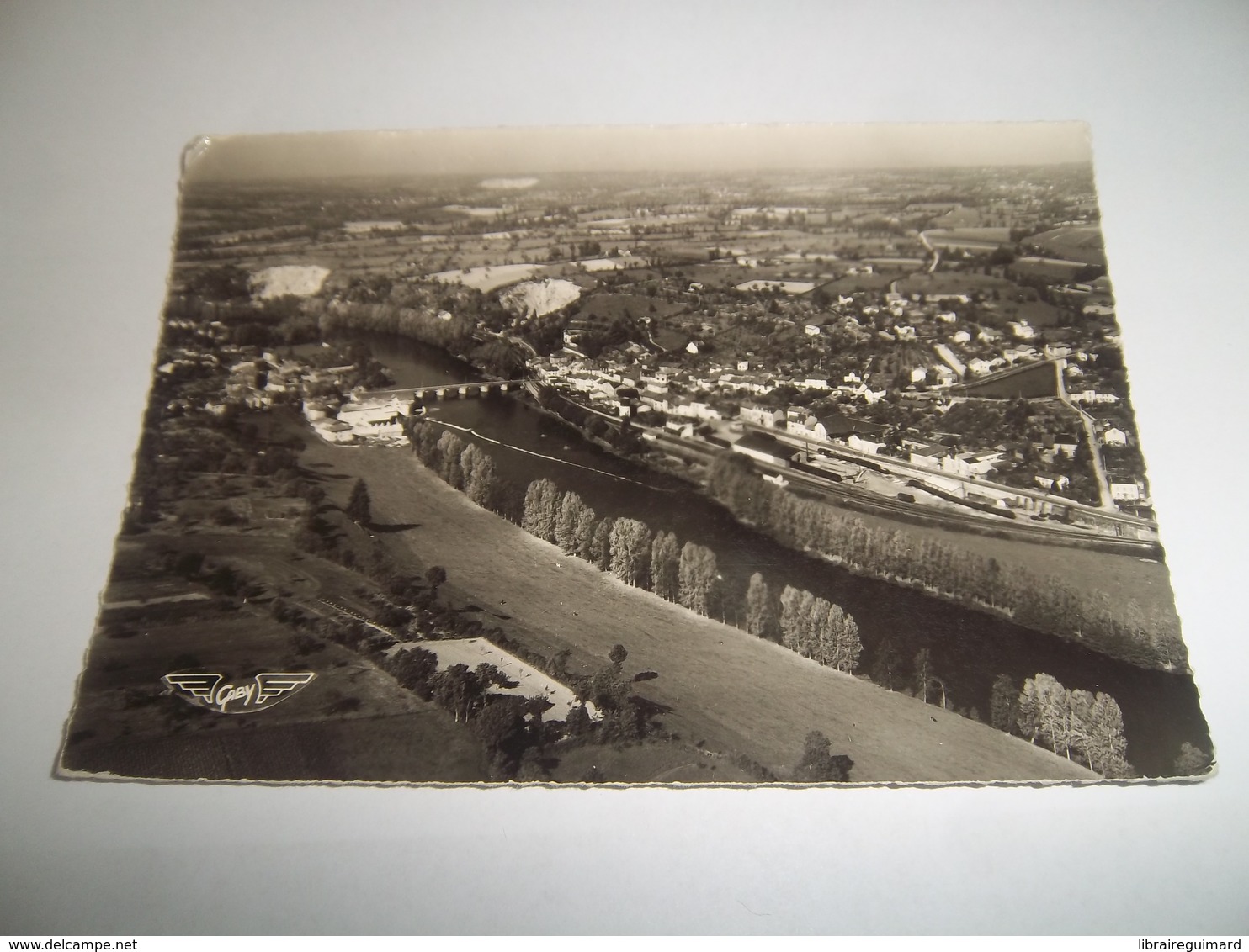 7aia - CPSM N°1 - AIXE SUR VIENNE - vue générale  - [87] - Haute-Vienne -