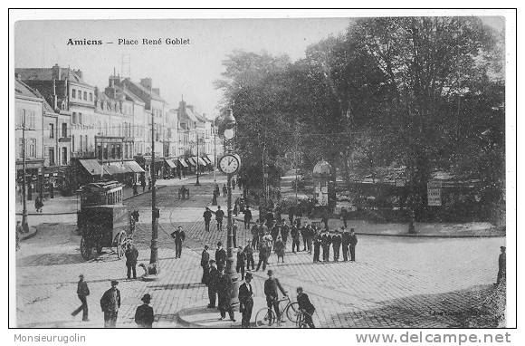 80 )) AMIENS, Place René Goblet, ANIMEE,