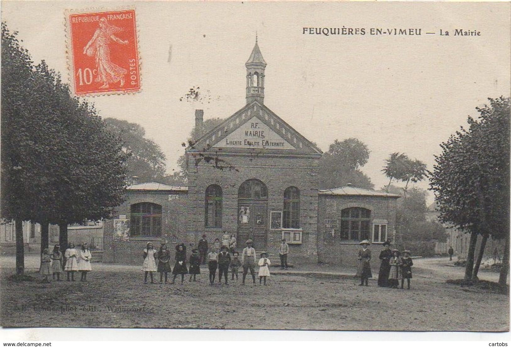 80 FEUQUIERES-en-VIMEU  La Mairie