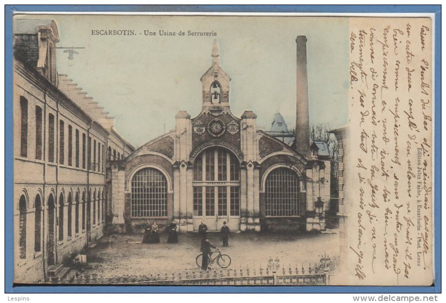 80 - FRIVILLE- ESCARBOTIN -- Une Usine de Serrurerie