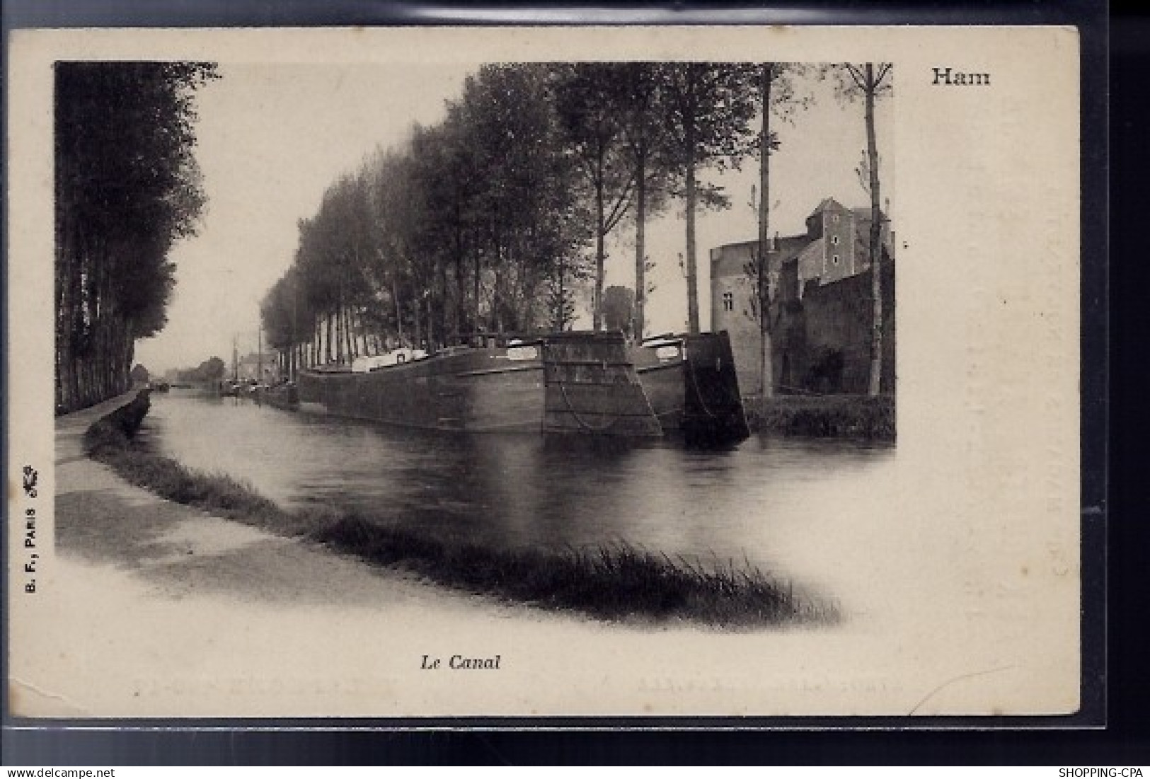 80 - Ham - le Canal - Non voyagé - Dos non divisé