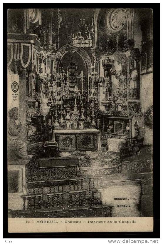 80 Moreuil 12 MOREUIL Ch?teau - Int?rieur de la Chapelle eglise, interieur eglise chap D80D K80570K C80570C RH013263