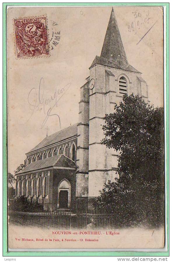 80 - NOUVION en PONTHIEU --  L'Eglise