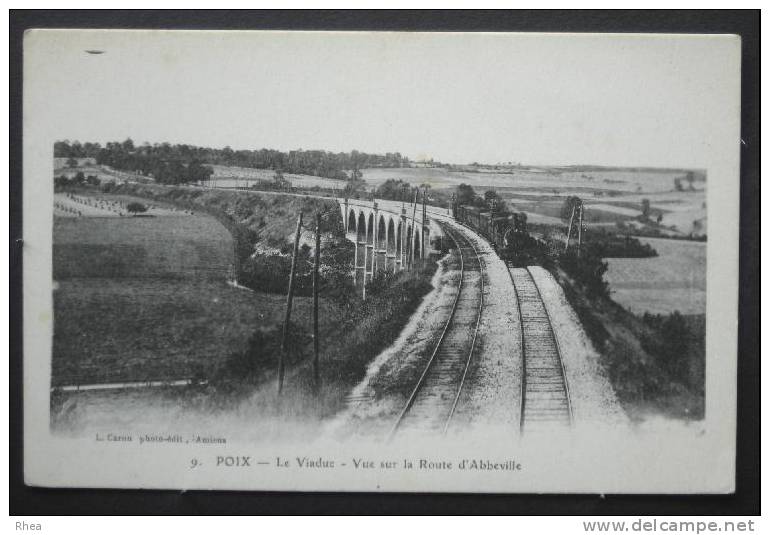 80 Poix-de-Picardie viaduc pont chemin de fer D80D K80630K C80630C RH048562