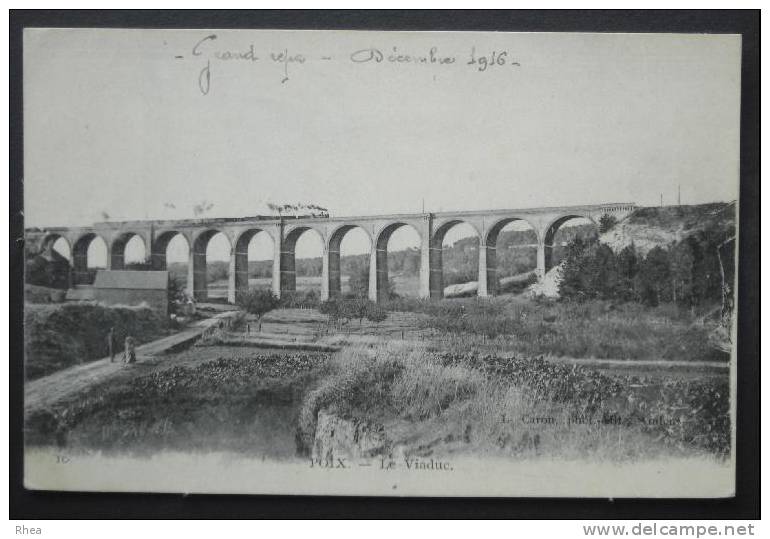 80 Poix-de-Picardie viaduc pont chemin de fer D80D K80630K C80630C RH048563