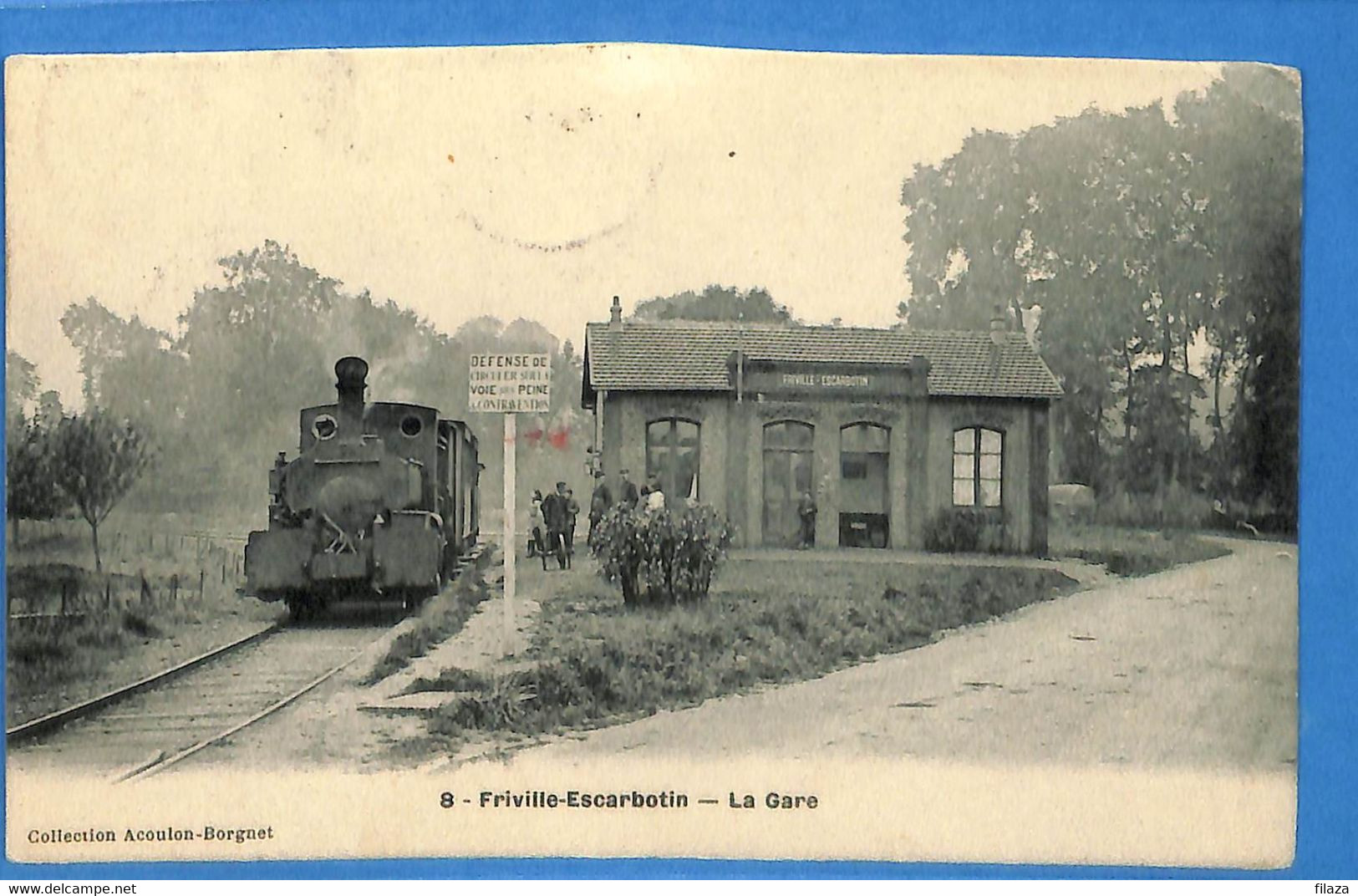 80 - Somme - Friville Escarbotin - La Gare (N8848)
