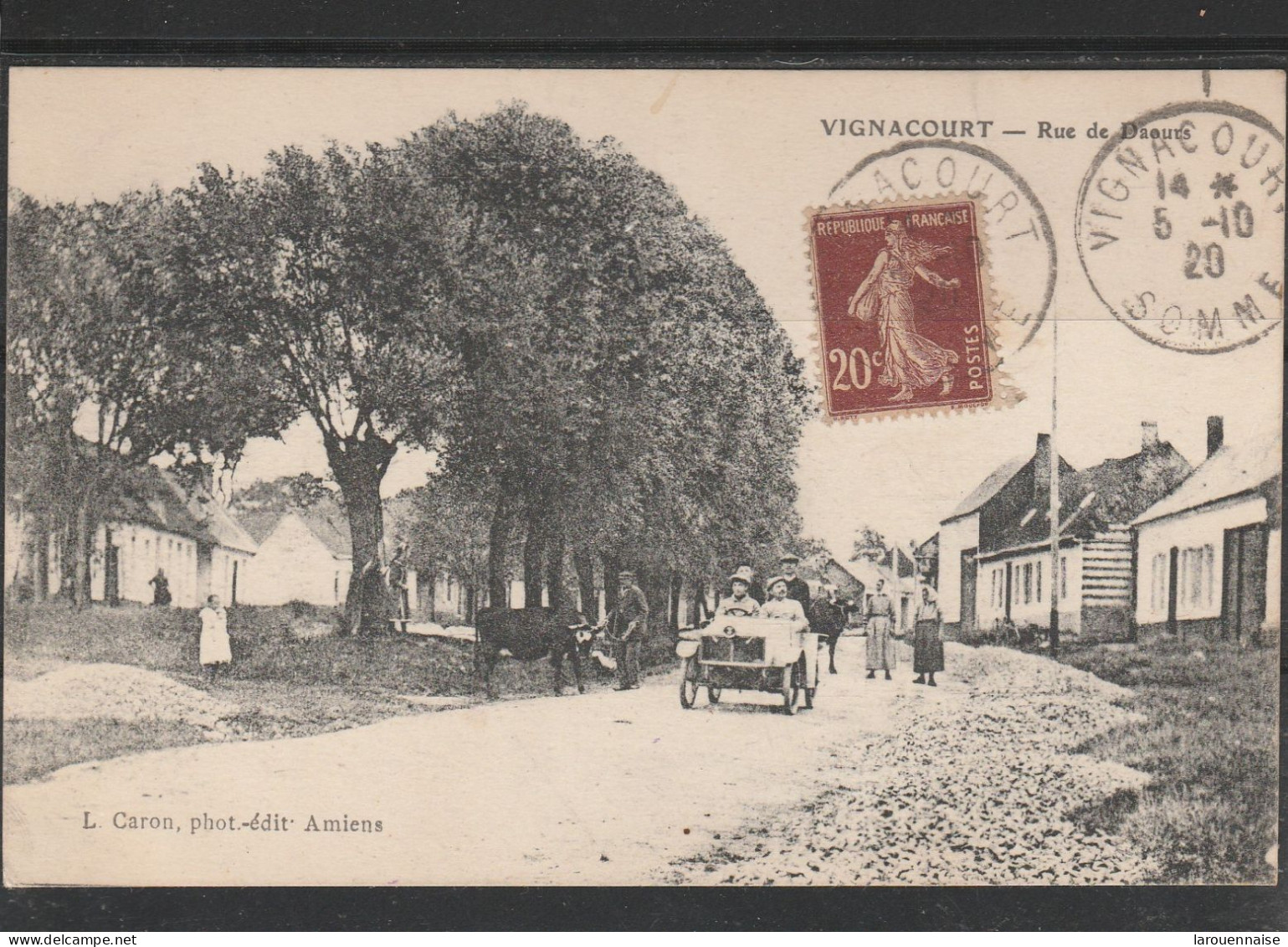 80 - VIGNACOURT - Rue de Daours