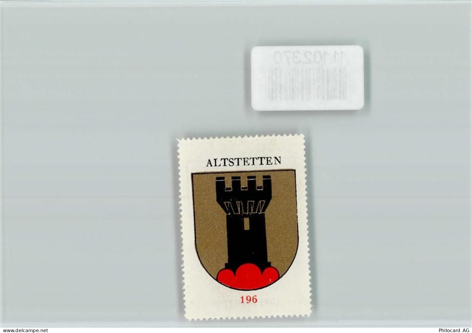 8000 Altstetten - Vignette Wappen Kaffee Hag ca 1920-1940 - 11102370