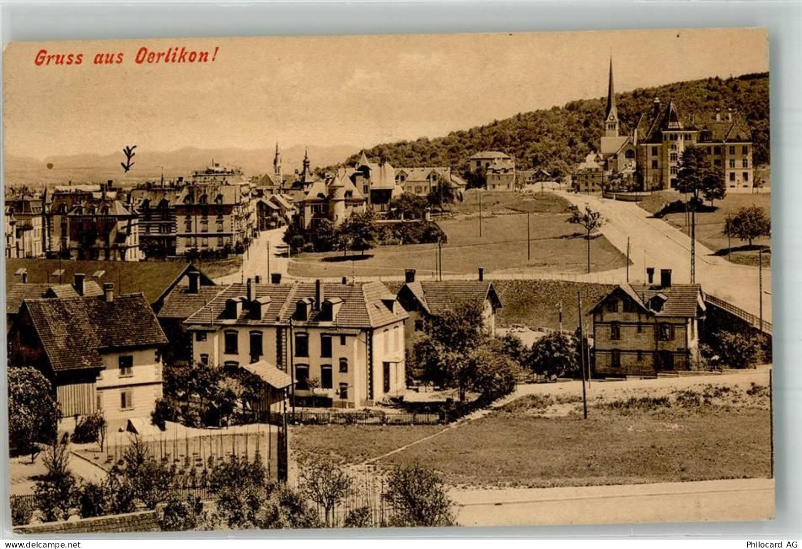 8000 Oerlikon 1910 Foto AK - 13575451