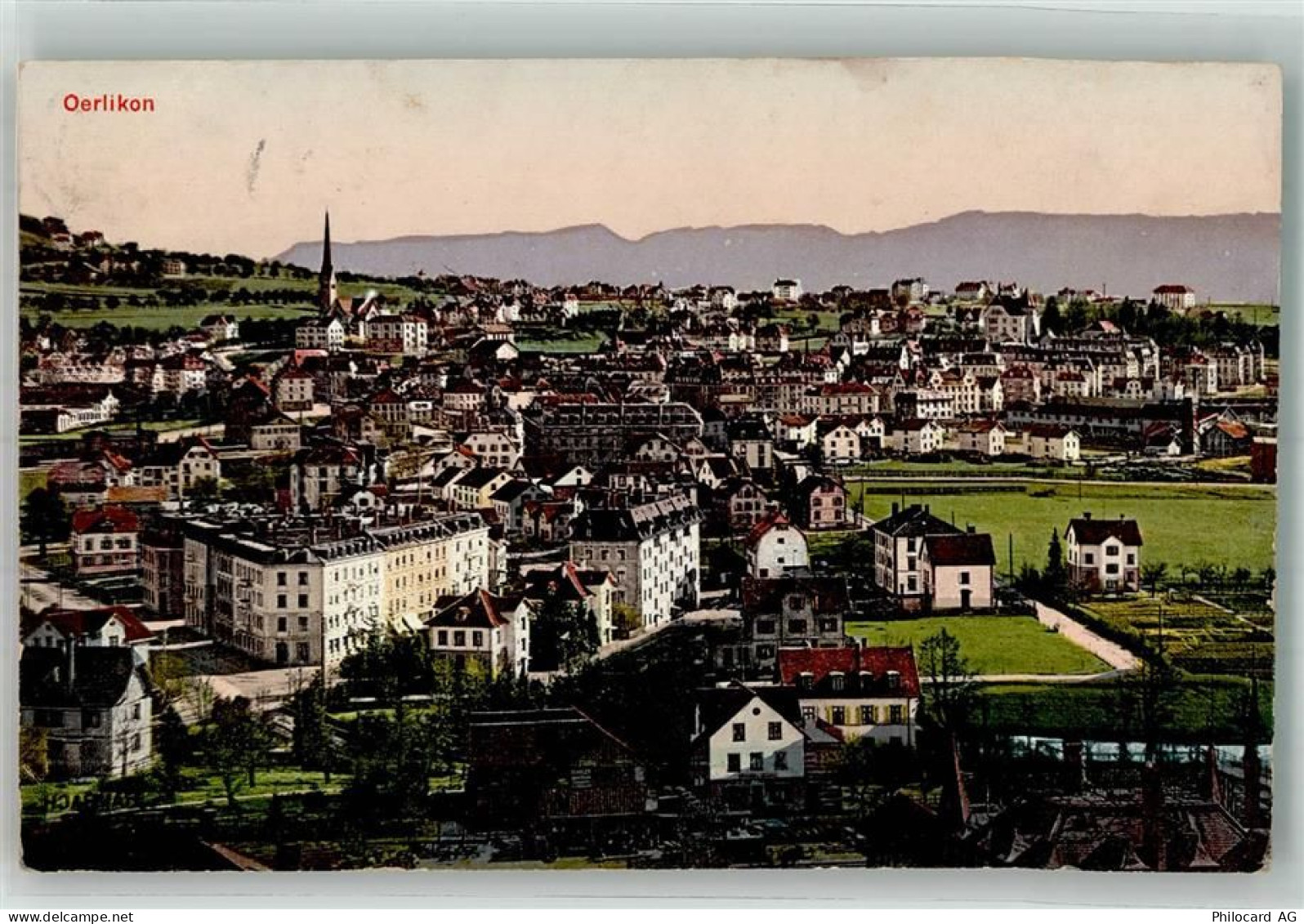 8000 Oerlikon 1921 Foto AK - 14000907