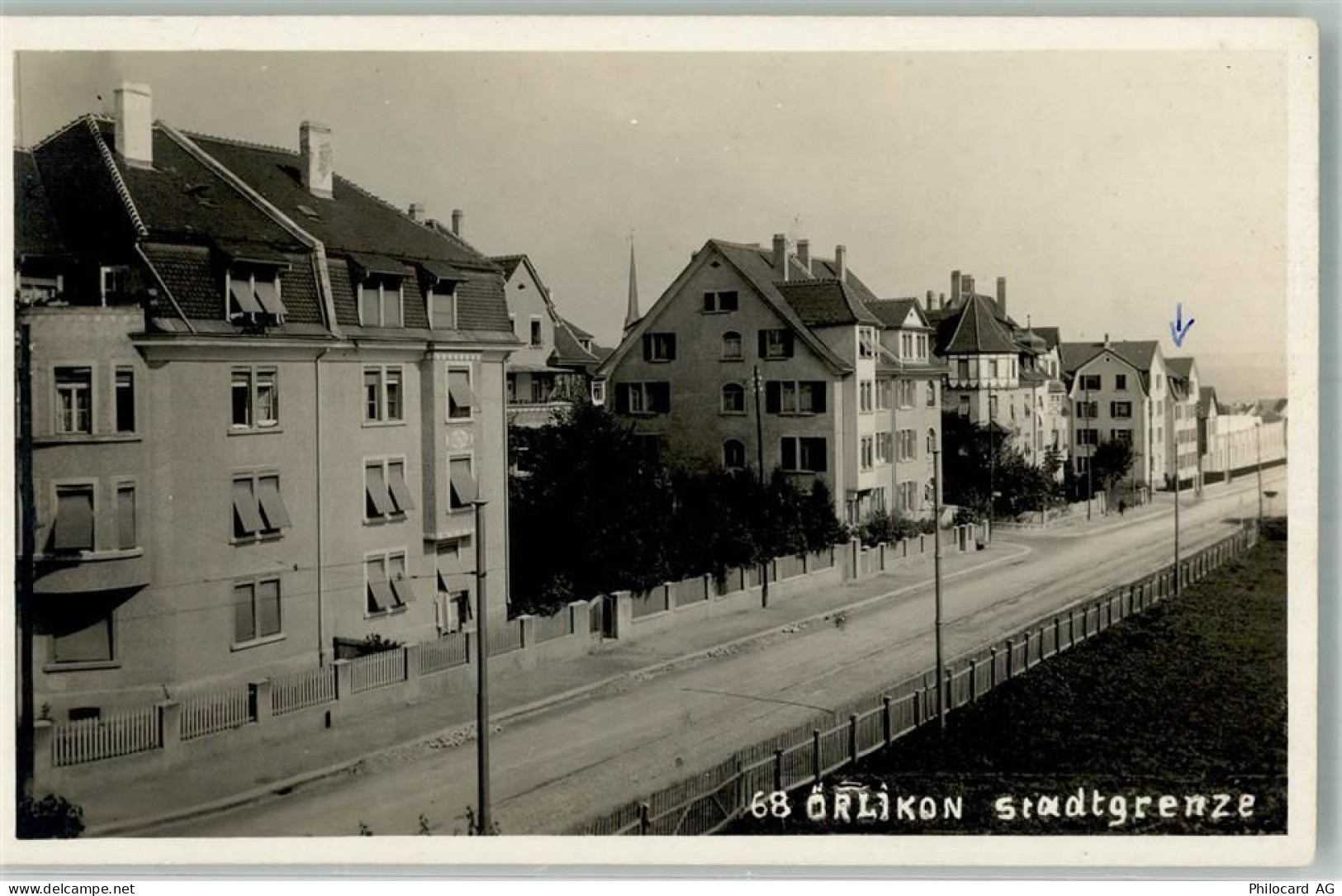 8000 Oerlikon Foto AK Stadtgrenze - 13568370