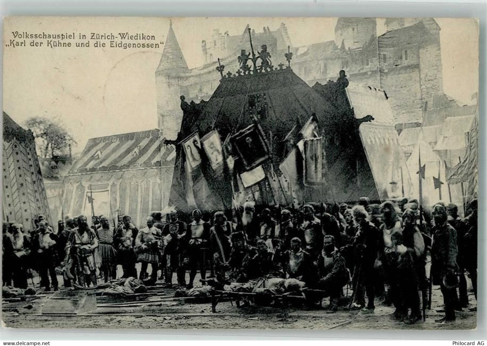 8000 Wiedikon Zürich 1904 Foto AK Theater - 13994016