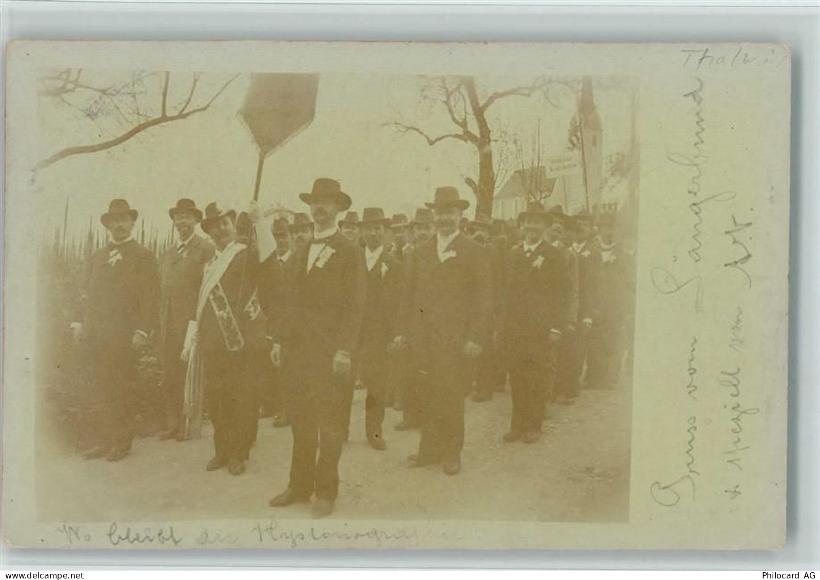 8000 Wollishofen Zürich 1900 - Ereignis - Festzug - Sängerbund - 13099334