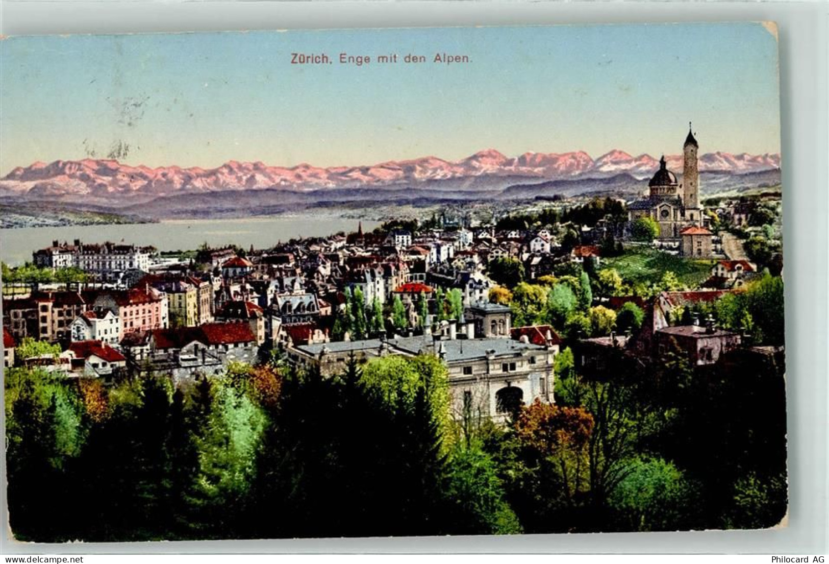 8000 Zürich 1910 - Enge Alpen - 39406754