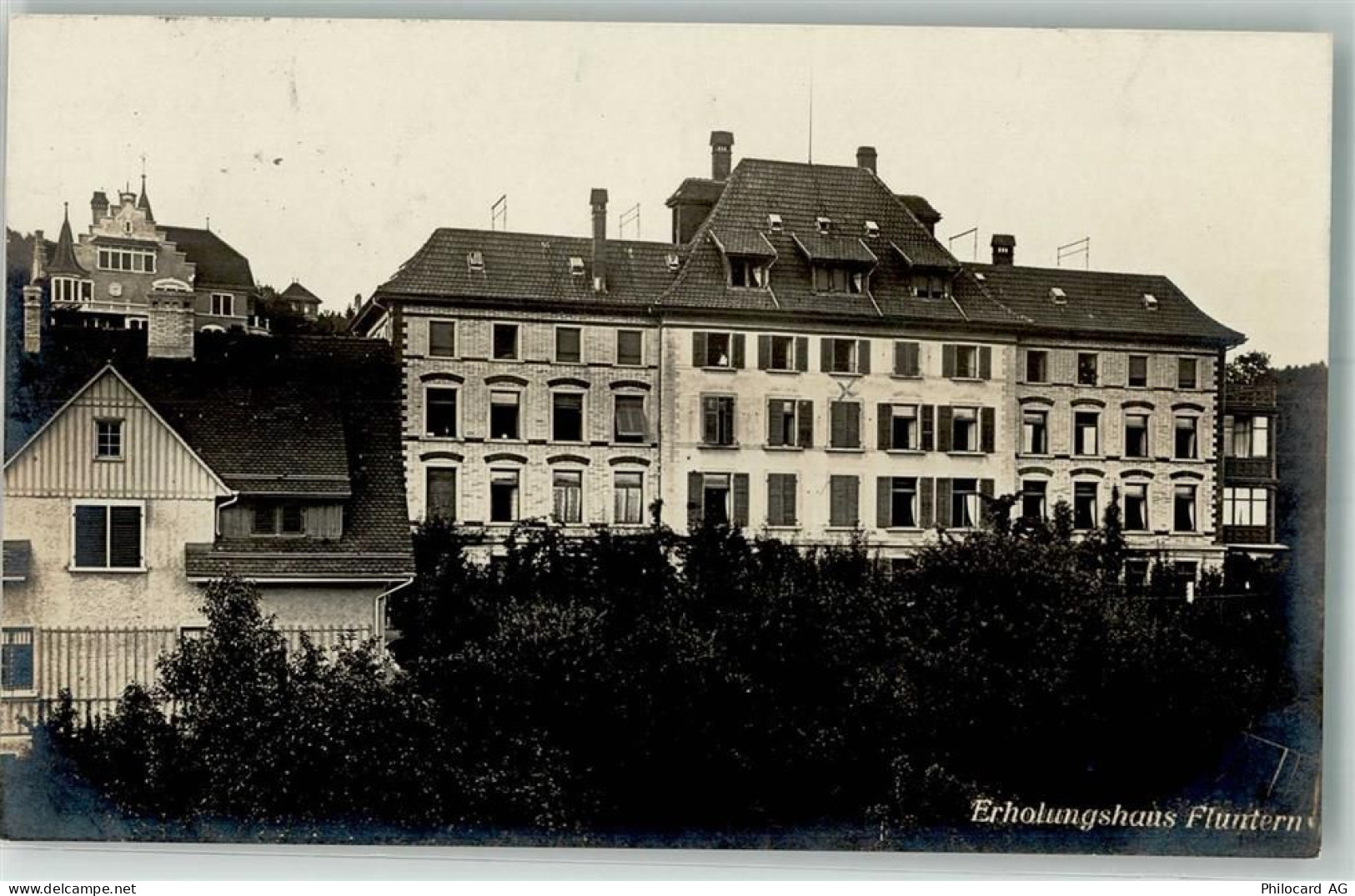 8000 Zürich 1921 Foto AK Pension Erholungshaus Fluntern - 10735066