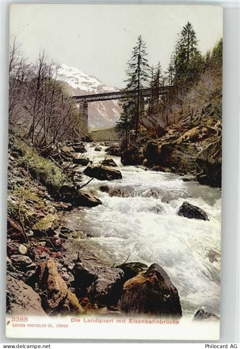 8000 Zürich - Eisenbahnbrücke , Landquart - 51314437