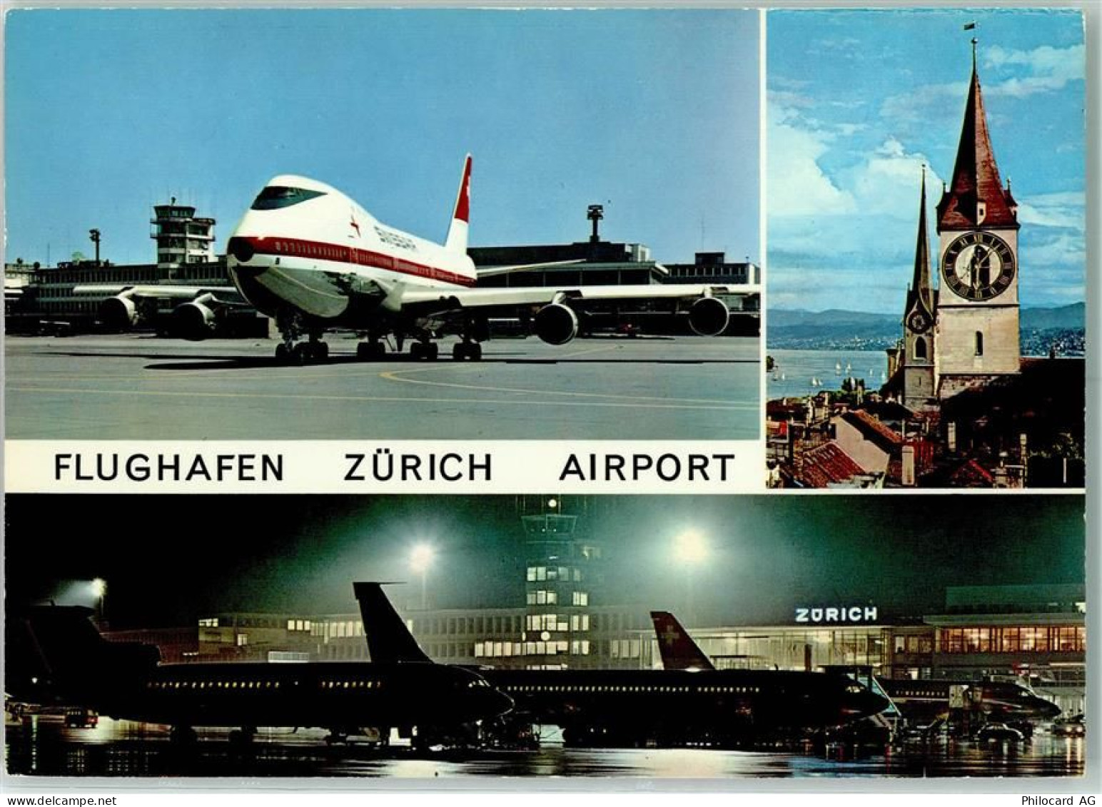 8000 Zürich - Flughafen Boeing 747 B Jumbo Jet - 10281515