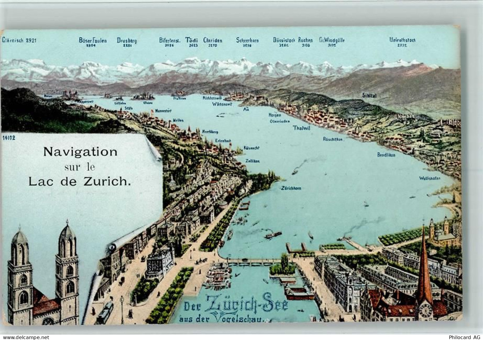 8000 Zürich - Navigation sur le Lac de Zürich Der Zürichsee aus der Voge... - 10257400