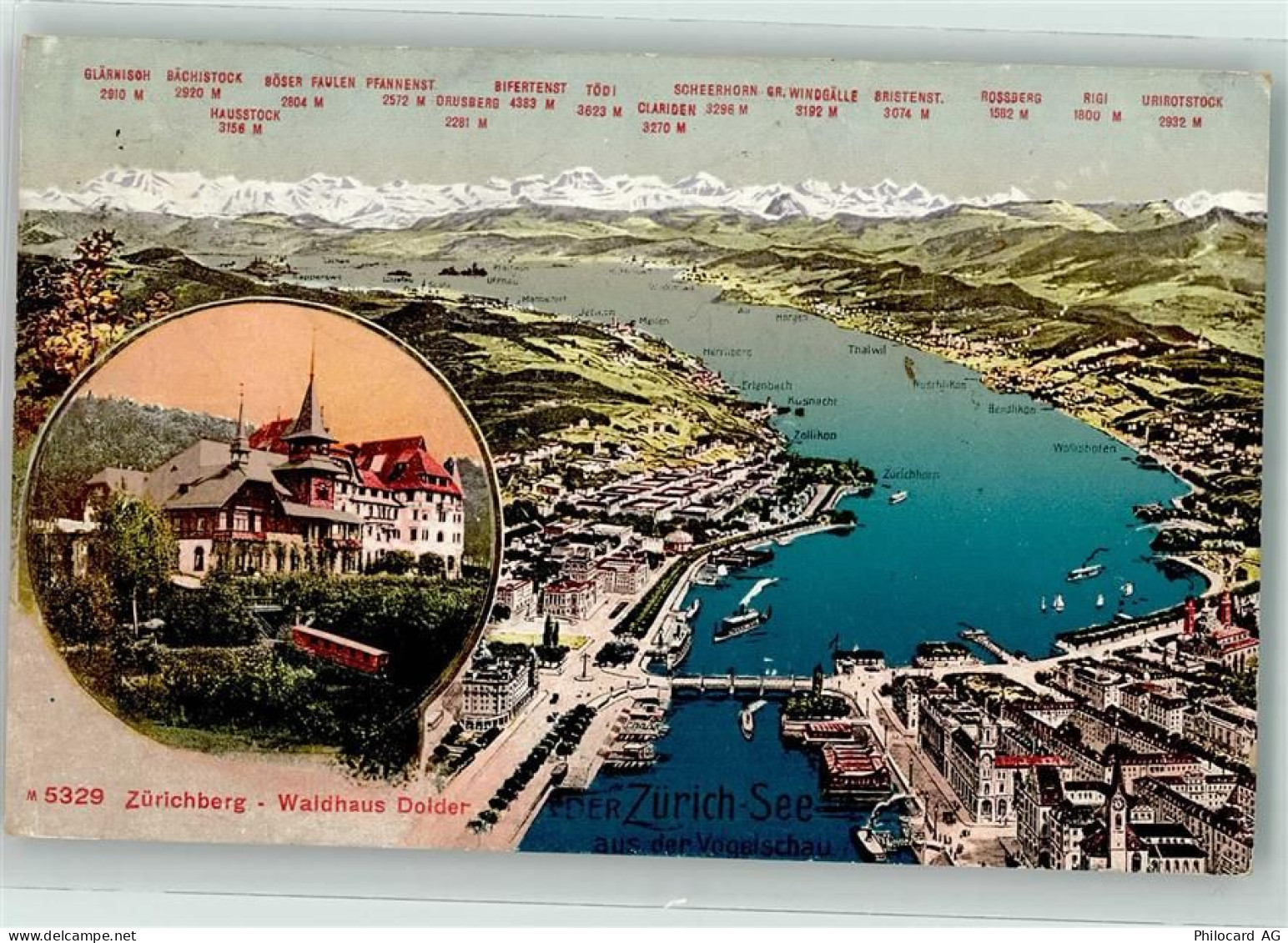 8000 Zürich - Waldhaus Dolder ZH Vogelschau - 39407239