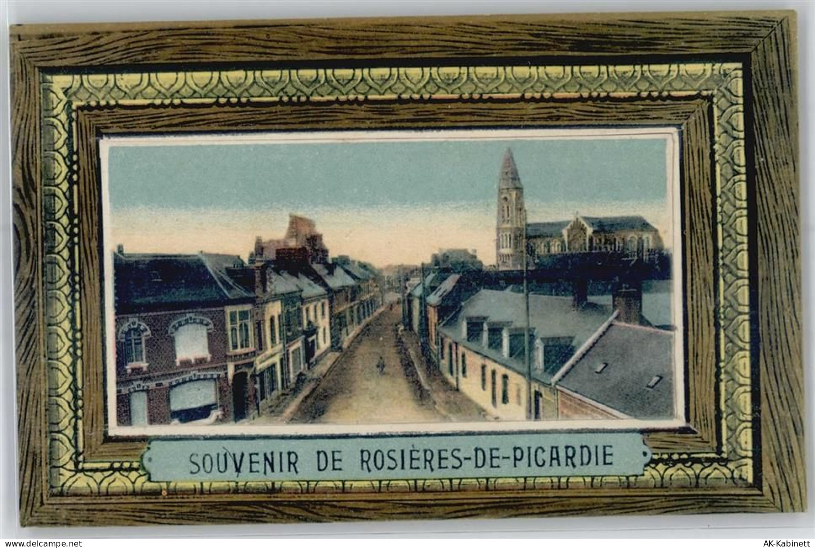 80170 Rosieres-en-Santerre - Leporello, Blick zur Kirche, Rosieres-de-Pi... - 51130133
