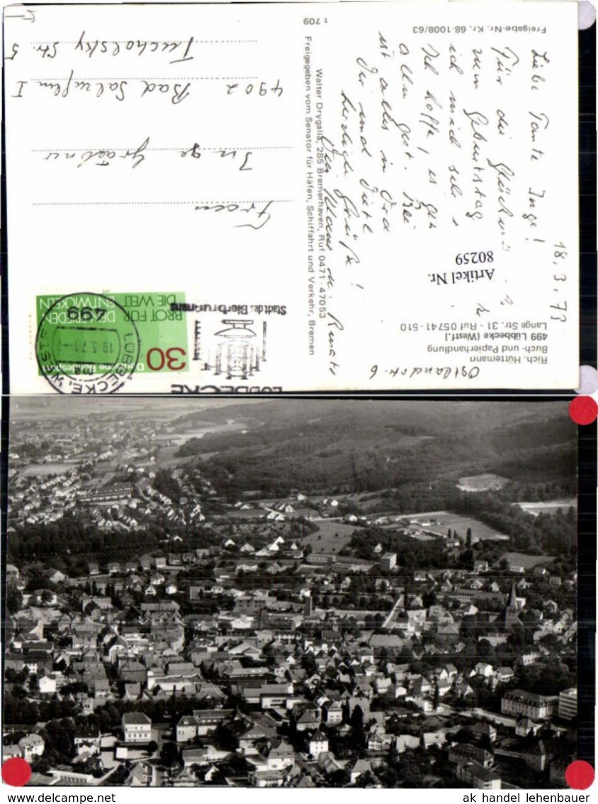 80259,Fliegeraufnahme L&uuml;bbecke Minden