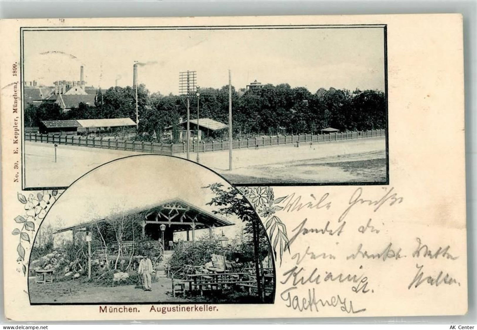 80331 W8000 München 1899 - Adelskorrespondenz Augustinerkeller München... - 13574131