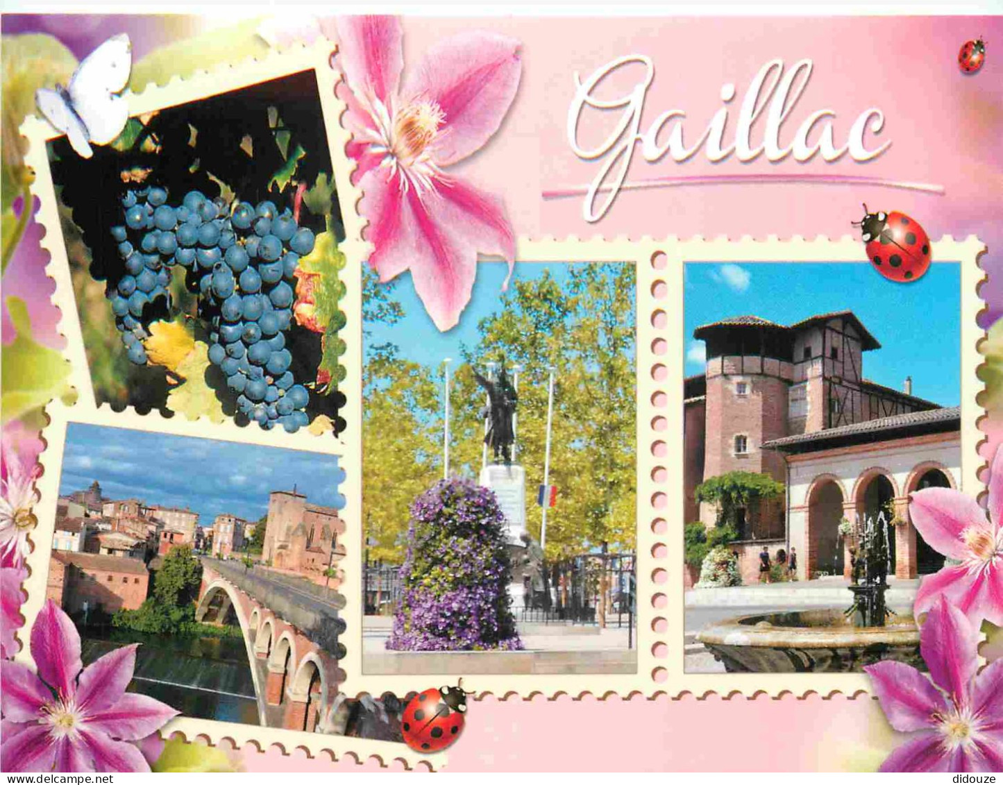 81 - Gaillac - Multivues - Fleurs - CPM - Voir Scans Recto-Verso
